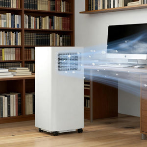 English Elm Convenient Portable Air Conditioner 8000 BTU Room Cooling with Remote and Sleep Mode T3971P431377