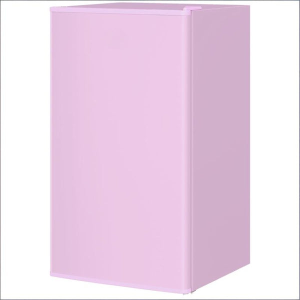 English Elm Compact Pink Mini Fridge with Freezer Compartment for Dorm Apartment or RV Use T3971P473022