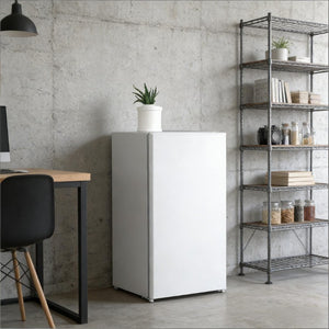 English Elm Portable Compact Refrigerator 3.2 Cu Ft Mini Fridge with Freezer for Dorm or Apartment T3971P473692