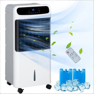 English Elm 3-In-1 Evaporative Air Cooler Tower Fan with Ice Boxes Remote and Oscillation T3971P473700