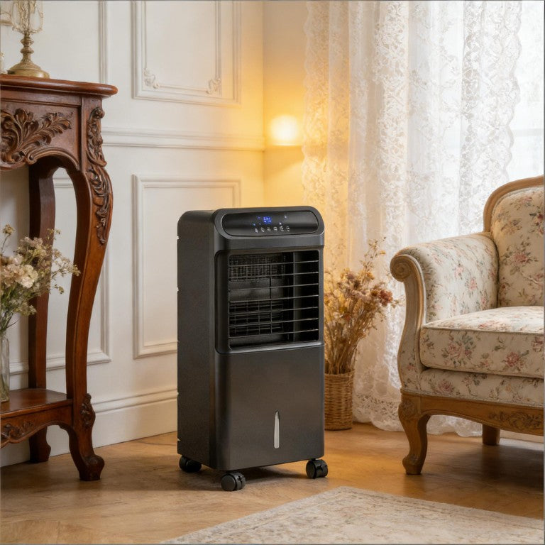 English Elm Portable Evaporative Floor Cooler with Ice Boxes 3In1 Fan for Rooms up to 377 Sq Ft T3971P474009