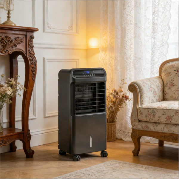 English Elm Portable Evaporative Floor Cooler with Ice Boxes 3In1 Fan for Rooms up to 377 Sq Ft T3971P474009