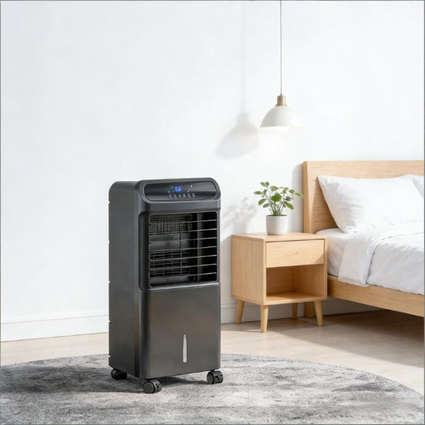 English Elm Portable Evaporative Floor Cooler with Ice Boxes 3In1 Fan for Rooms up to 377 Sq Ft T3971P474009