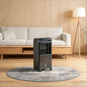 English Elm Portable Evaporative Floor Cooler with Ice Boxes 3In1 Fan for Rooms up to 377 Sq Ft T3971P474009