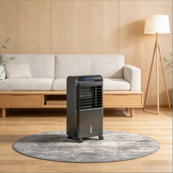 English Elm Portable Evaporative Floor Cooler with Ice Boxes 3In1 Fan for Rooms up to 377 Sq Ft T3971P474009
