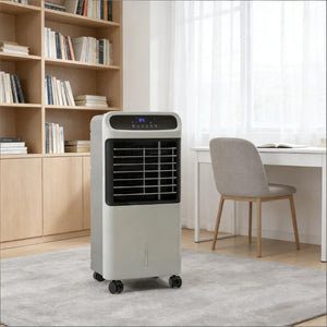 English Elm Office Evaporative Air Cooler with Ice Boxes Fan Humidifier and Remote for Medium Rooms T3971P474014