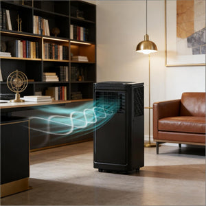 English Elm Office Portable Air Conditioner 8000 BTU 3In1 Cooling Dehumidifier Fan No Drill T3971P474015