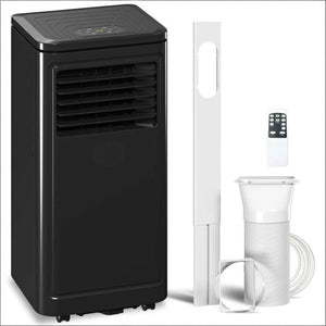 English Elm Office Portable Air Conditioner 8000 BTU 3In1 Cooling Dehumidifier Fan No Drill T3971P474015