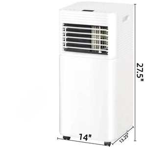 English Elm 4-In-1 Portable Air Conditioner 8000 BTU Cools 344 Sq Ft with Sleep Mode Timer T3971P508803