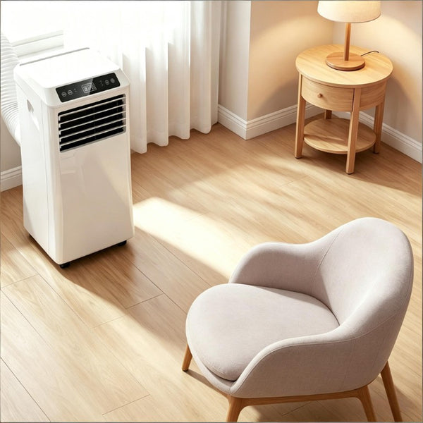 English Elm Modern 10000 BTU Rolling Room Air Conditioner with Sleep Mode and Remote Control Portable T3971P508954