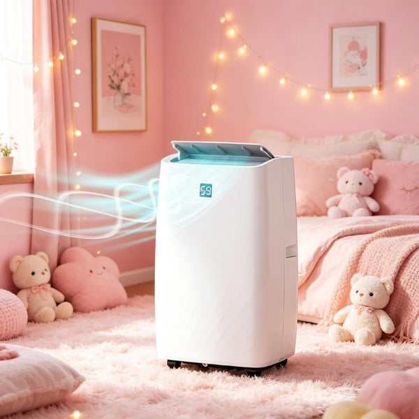 English Elm Five-In-One Portable Air Conditioner 12000 BTU Cools Dehumidifies up to 550 Sq Ft T3971P509555