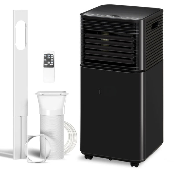 English Elm Mobile Portable Air Conditioner 8000 BTU Freestanding Unit with Wheels and Remote T3971P509595