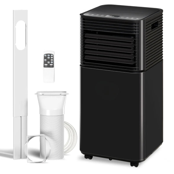 English Elm Modern Portable Air Conditioner 10000 BTU Rolling Unit for Apartments and Home Offices T3971P509603