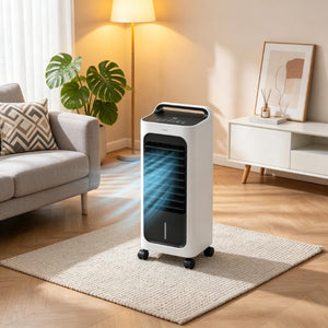 English Elm Swamp Cooler Portable Evaporative Unit with Fan Humidifier and Ice Cooling for Small Rooms T3971P519086