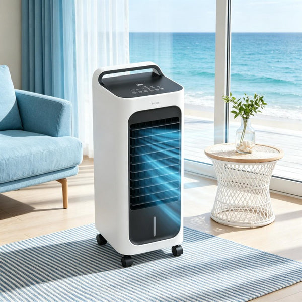 English Elm Swamp Cooler Portable Evaporative Unit with Fan Humidifier and Ice Cooling for Small Rooms T3971P519086