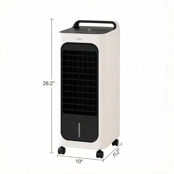 English Elm Swamp Cooler Portable Evaporative Unit with Fan Humidifier and Ice Cooling for Small Rooms T3971P519086