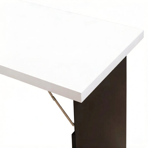 English Elm Stylish Wall Mounted Foldable Mdf Desk with Blackboard for Home Office Gaming T3971P532219