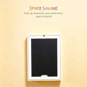 English Elm Stylish Wall Mounted Foldable Mdf Desk with Blackboard for Home Office Gaming T3971P532219