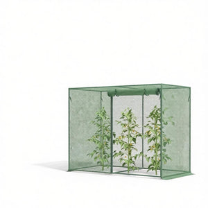 English Elm Garden Crop Cage Walk-In Mesh Enclosure with Steel Frame for Plant Protection T3971P538742