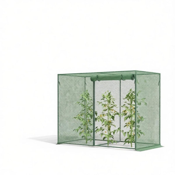 English Elm Garden Crop Cage Walk-In Mesh Enclosure with Steel Frame for Plant Protection T3971P538742