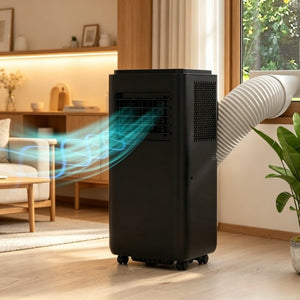 English Elm 5-In-1 Portable Air Conditioner with Sleep Mode Cooling for Rooms up to 345 Sq Ft T3971P539920