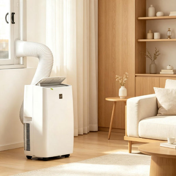 English Elm 5-In-1 Portable Air Conditioner 14000 BTU Smart Cooling Unit for Rooms up to 700 Sq Ft T3971P541236
