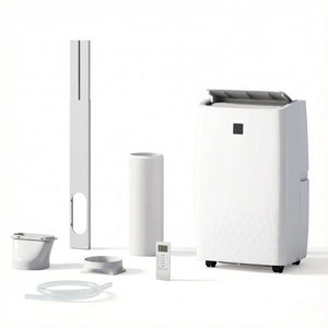 English Elm 5-In-1 Portable Air Conditioner 14000 BTU Smart Cooling Unit for Rooms up to 700 Sq Ft T3971P541236