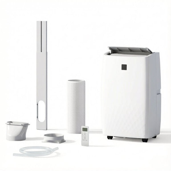 English Elm 5-In-1 Portable Air Conditioner 14000 BTU Smart Cooling Unit for Rooms up to 700 Sq Ft T3971P541236