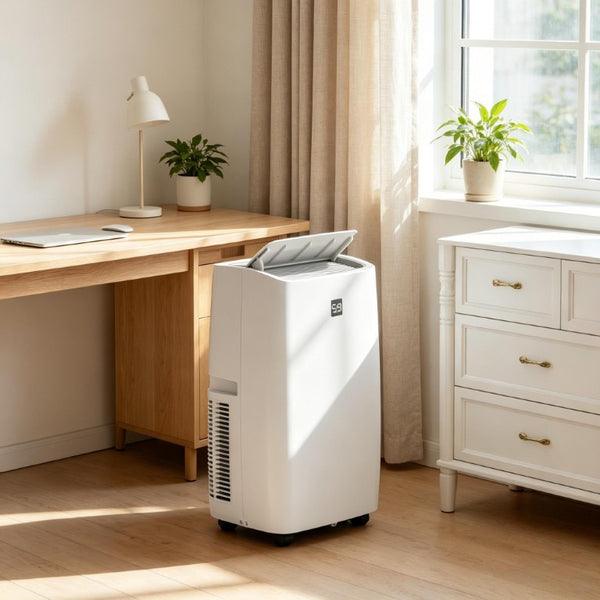English Elm 5-In-1 Portable Air Conditioner 14000 BTU Smart Cooling Unit for Rooms up to 700 Sq Ft T3971P541236