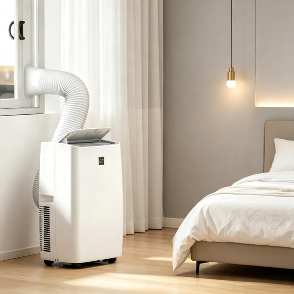 English Elm 5-In-1 Portable Air Conditioner 14000 BTU Smart Cooling Unit for Rooms up to 700 Sq Ft T3971P541236