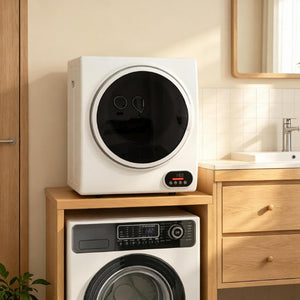 English Elm Compact Electric Dryer with Stainless Drum PTC Heating for Apartments and Dorms T3971P543638