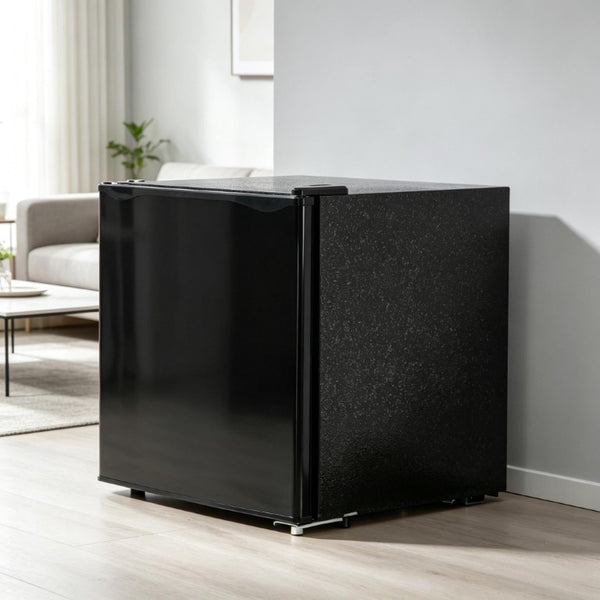 English Elm Space-Saving Compact Freezer Black Steel Mini Unit for Dorm RV or Home Office T3971P543672