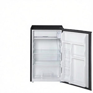 English Elm Upright Mini Fridge 3.2 Cu Ft Steel Compact Freezer for Dorms and Small Spaces T3971P543690