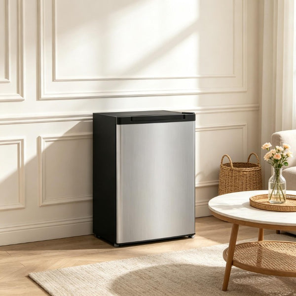 English Elm Versatile Compact Upright Freezer with Three Shelves for Apartments and Small Spaces T3971P543705