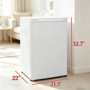 English Elm Portable Compact Upright Freezer 3 Cu Ft Quiet Energy Efficient for Dorms and Apartments T3971P543772