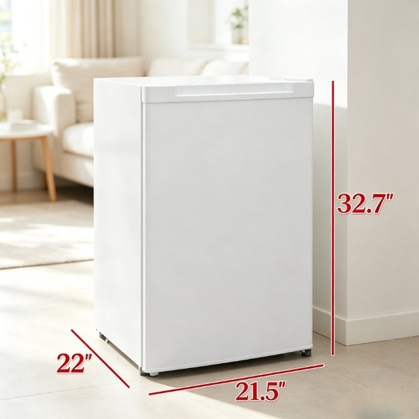 English Elm Portable Compact Upright Freezer 3 Cu Ft Quiet Energy Efficient for Dorms and Apartments T3971P543772