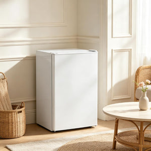 English Elm Modern Compact Single Door Mini Fridge with Freezer for Dorm Office or Studio Use T3971P543802