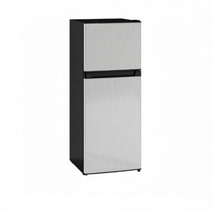English Elm Compact Dual Zone Mini Fridge with Top Freezer for Dorm Apartment or RV 4 Cu Ft T3971P543819