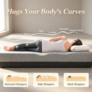English Elm Queen 12 Inch Copper Gel Memory Foam Mattress with Graphene Cover for Cool Sleep T3971P550015