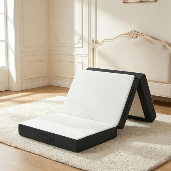 English Elm 6 Inch Gel Memory Foam Trifold Mattress for Camping RV Guest Sleeping and Yoga T3971P550033