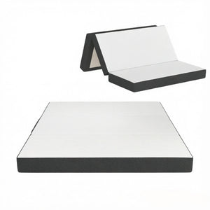 English Elm 6 Inch Trifold Gel Memory Foam Mattress Portable Camping RV Guest Floor Sleeping Pad T3971P550041
