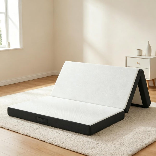 English Elm 6 Inch Trifold Gel Memory Foam Mattress Portable Camping RV Guest Floor Sleeping Pad T3971P550041