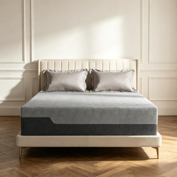 English Elm 14 Inch Queen Copper Gel Foam Mattress Triple Layer Cooling USA Made Sleep Support T3971P551400