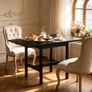 English Elm Folding Pinewood Drop Leaf Dining Table Seats Four in Any Small Kitchen Space T3971P555286