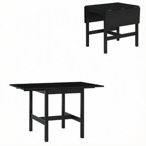 English Elm Folding Pinewood Drop Leaf Dining Table Seats Four in Any Small Kitchen Space T3971P555286