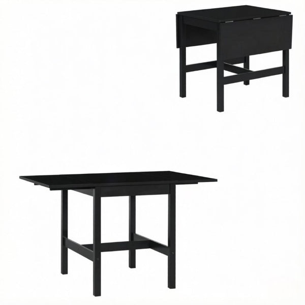 English Elm Folding Pinewood Drop Leaf Dining Table Seats Four in Any Small Kitchen Space T3971P555286