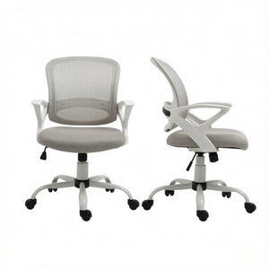 English Elm Swivel Ergonomic Mid Back Mesh Task Chair with Lumbar Support and Rocking Base T3971P555370