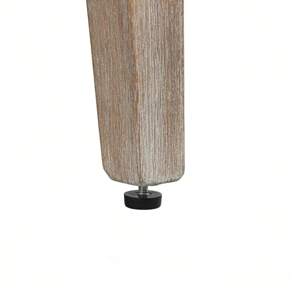 English Elm Comfortable Tufted Wingback Barstools Set of Two with Rubberwood Legs for Kitchen Islands T3971P558136