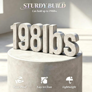 English Elm Minimalist Concrete Look Round Side Table Cylindrical Cement Accent for Indoor Outdoor Use T3971P558215