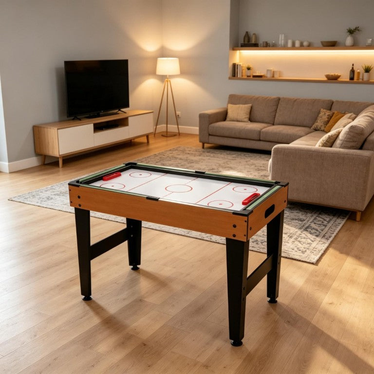 English Elm 5‑In‑1 Multi Game Table Foosball Pool Ping Pong Air Hockey Basketball Rec Room Set T3971P589040